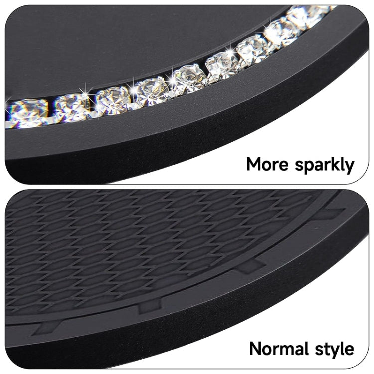 車載水杯防滑墊 門槽內飾改裝墊 帶鑽