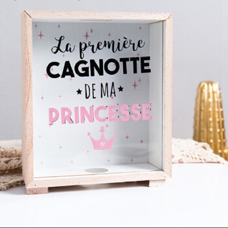 創意木藝新鮮存錢罐 卧室桌面裝飾擺件雜物收納盒