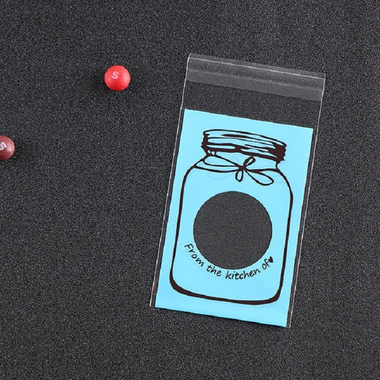 100個/套 可愛彩色瓶圖案婚禮生日餅乾糖果禮品包裝袋子