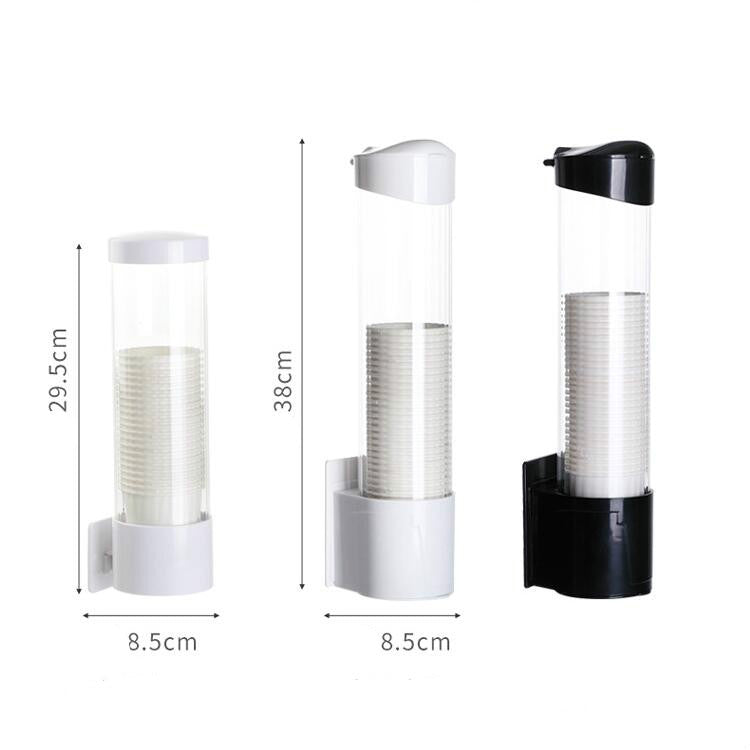 家用一次性杯子架掛壁式便捷防塵自動取杯器