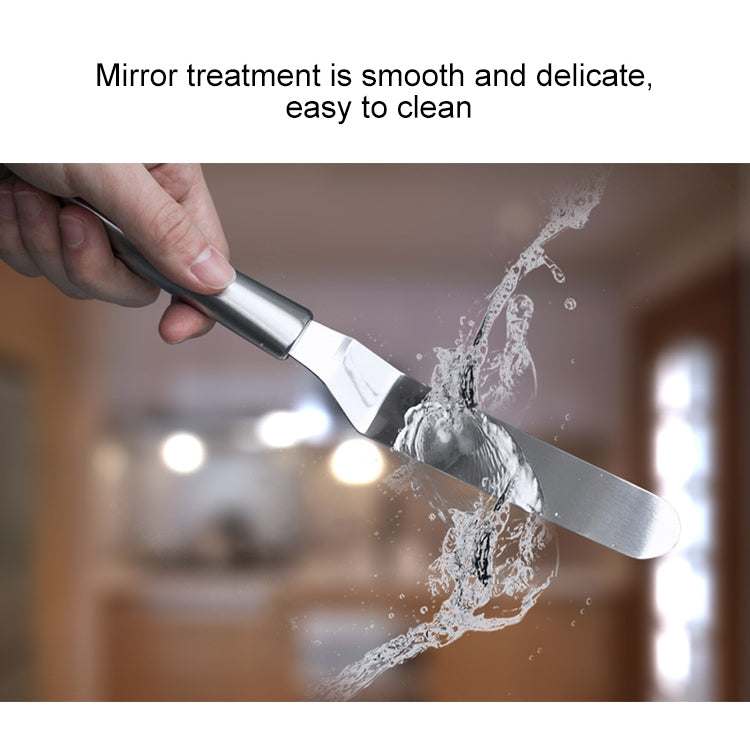 不銹鋼奶油抹刀 不銹鋼曲吻刀蛋糕抹刀烘焙刮刀 烘焙工具