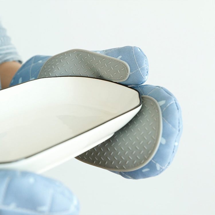 廚房微波爐加厚硅膠耐高溫烘焙專用隔熱防燙手套