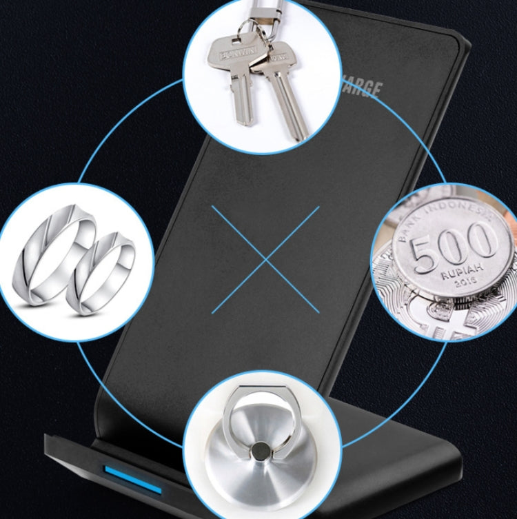 R2 10W 立式手機無線充電器 智能快充充電座桌面支架