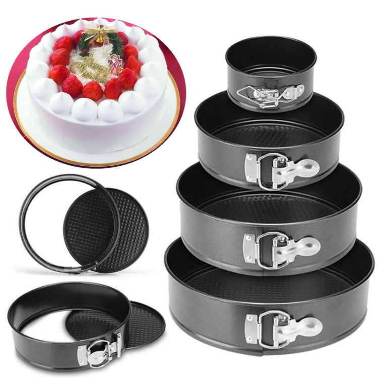 圓形活底鎖扣蛋糕模具 烘焙蛋糕模烤箱家用烘焙工具