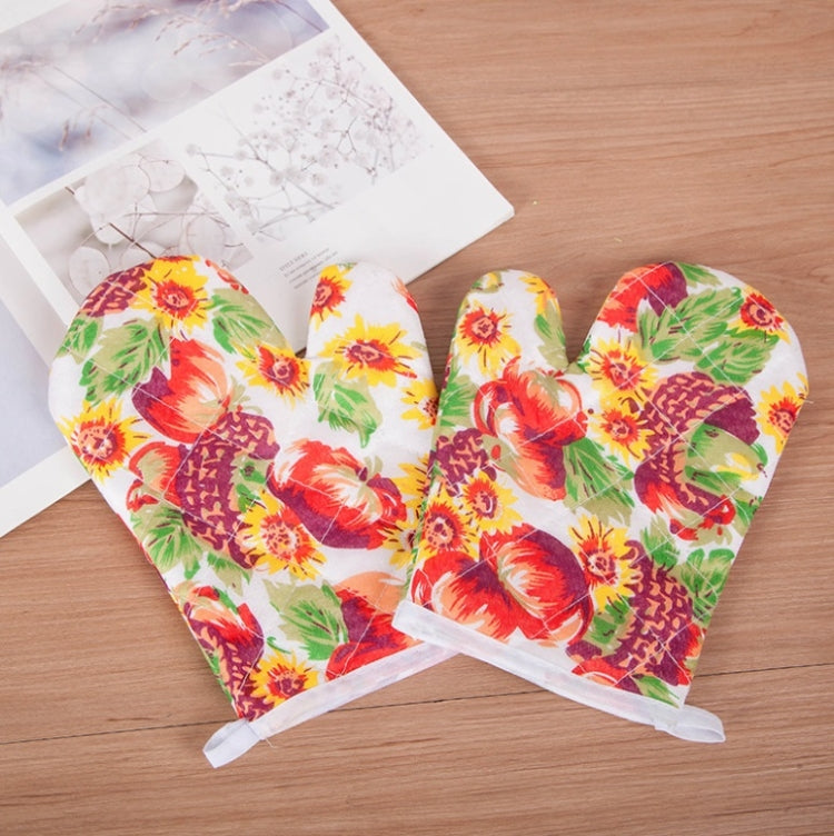 10個一賣 微波爐手套防燙家用烤箱烘焙耐高溫隔熱手套 顏色隨機