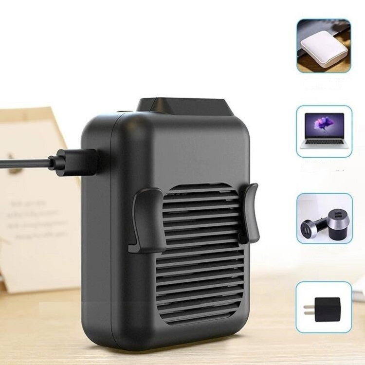 迷你掛腰式風扇USB充電無恭弘=叶 恭弘便攜手持風扇