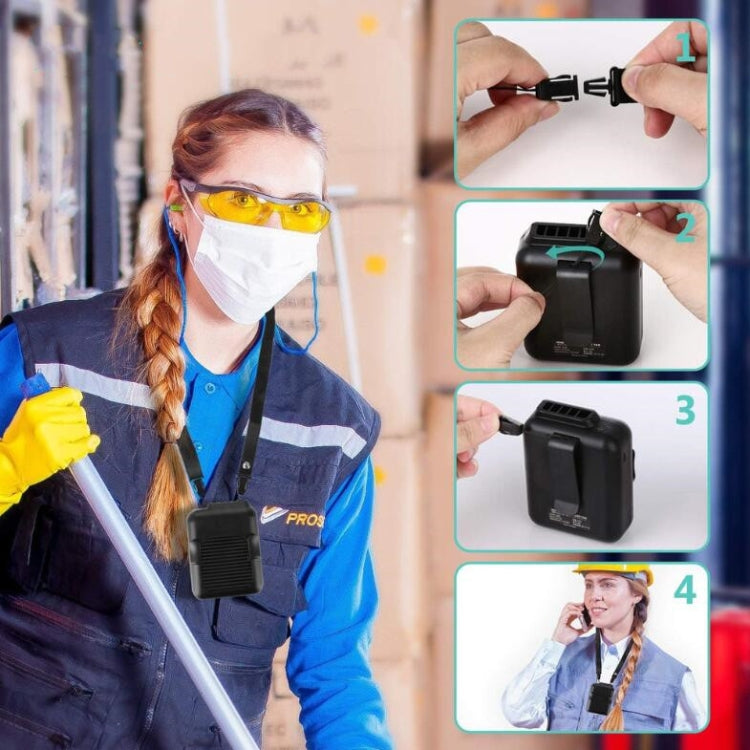 迷你掛腰式風扇USB充電無恭弘=叶 恭弘便攜手持風扇