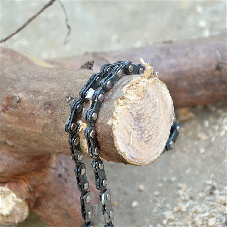 戶外便攜式手拉線鋸野外求生錳鋼鏈條鋸子多功能伐木鋸