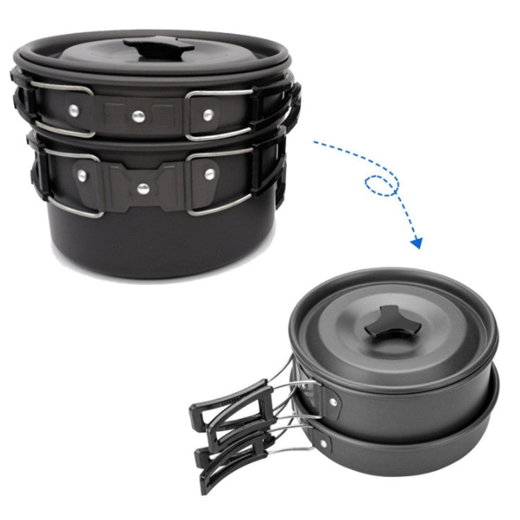 戶外用品野營便攜式茶壺套鍋套裝