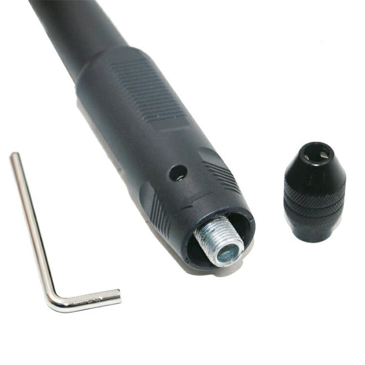 電動螺絲刀多功能軟軸扭力電鑽連接桿軟軸帶夾頭款