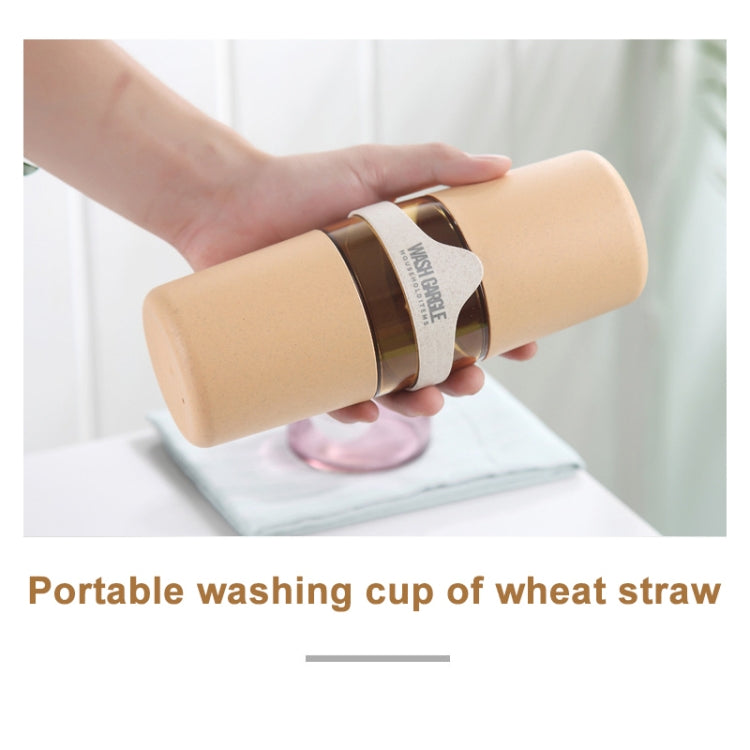 便攜式雙層洗套裝牙刷架牙刷盒洗漱杯