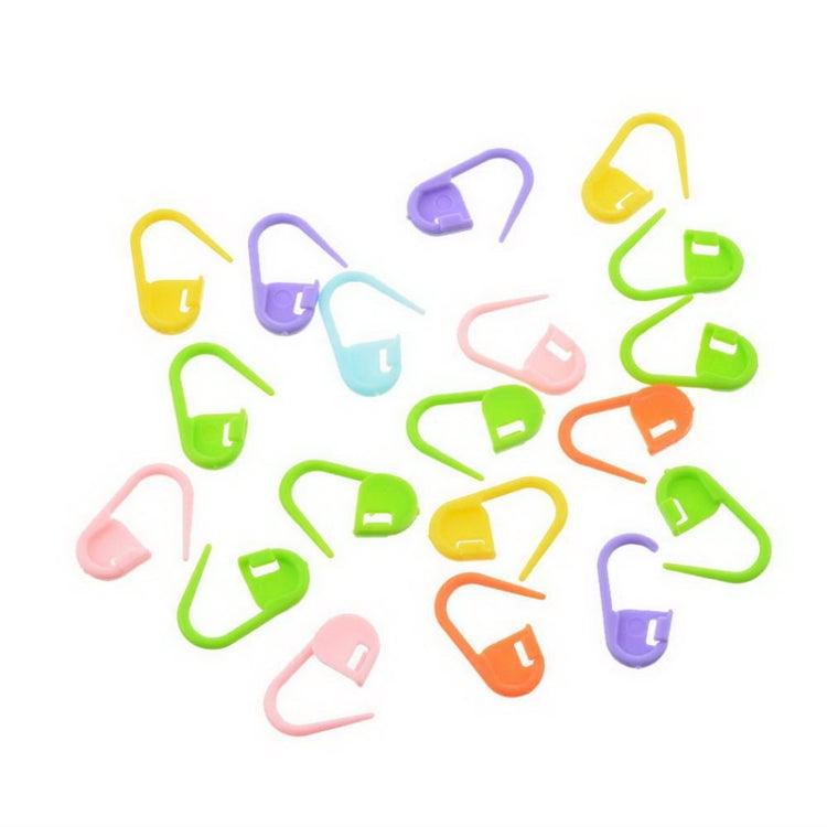 七彩塑料毛衣編織的DIY手工工具配件針標記扣