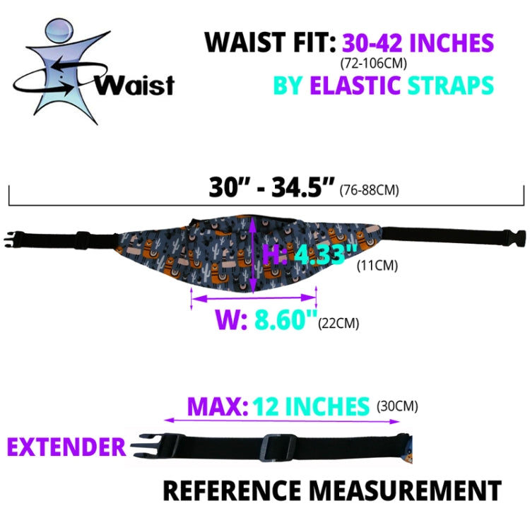 多彩腰包戶外腰包運動旅遊跑步健身女包
