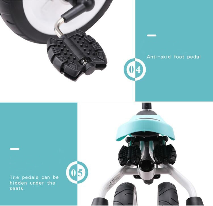 騎行玩具嬰兒三輪車兒童摺疊自行車兒童滑板車