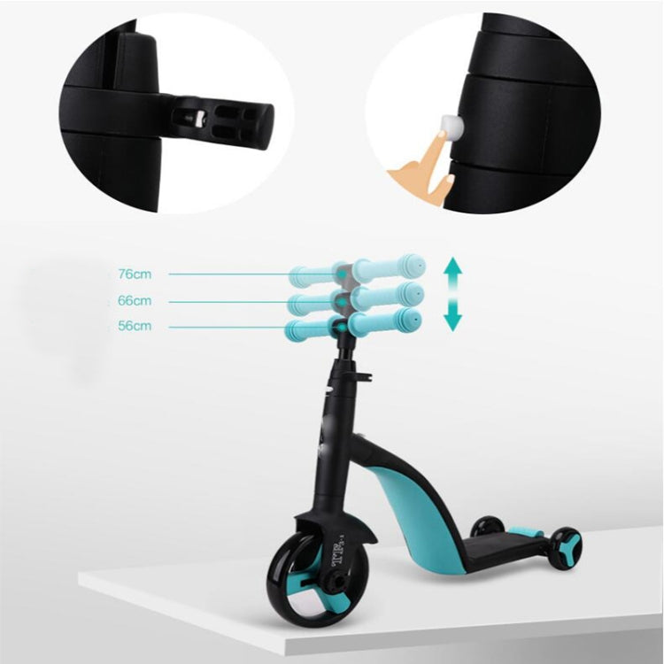 納豆 可摺疊三輪三模式平衡自行車兒童滑板車