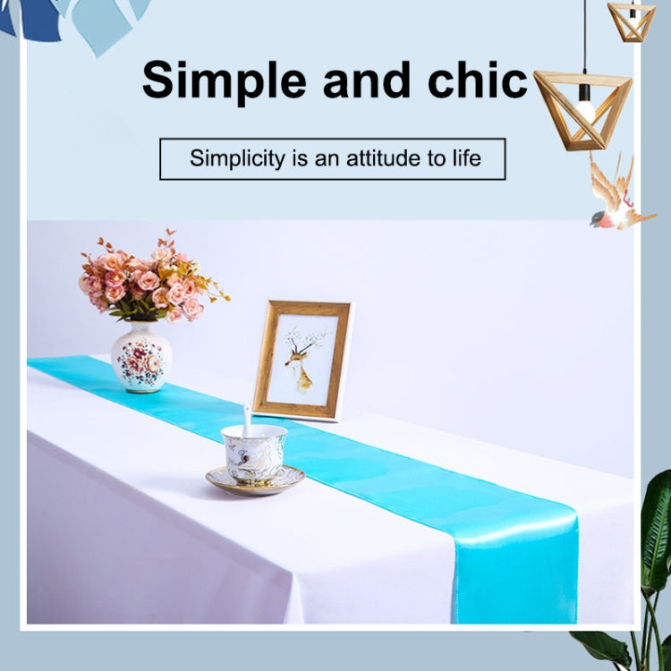 綢緞桌布家庭派對婚禮聖誕節裝飾