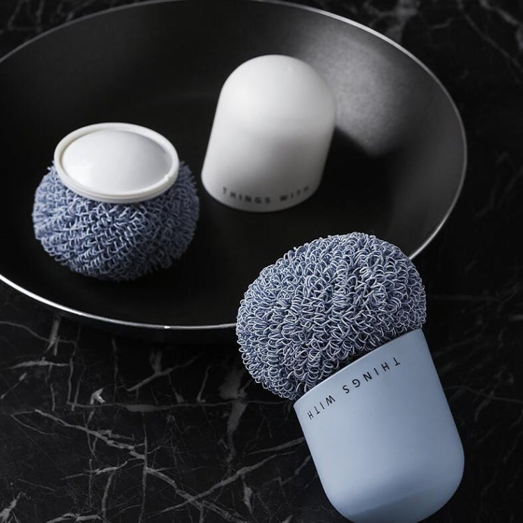 滌綸清潔球家居帶柄清潔刷廚房短柄洗碗洗鍋刷