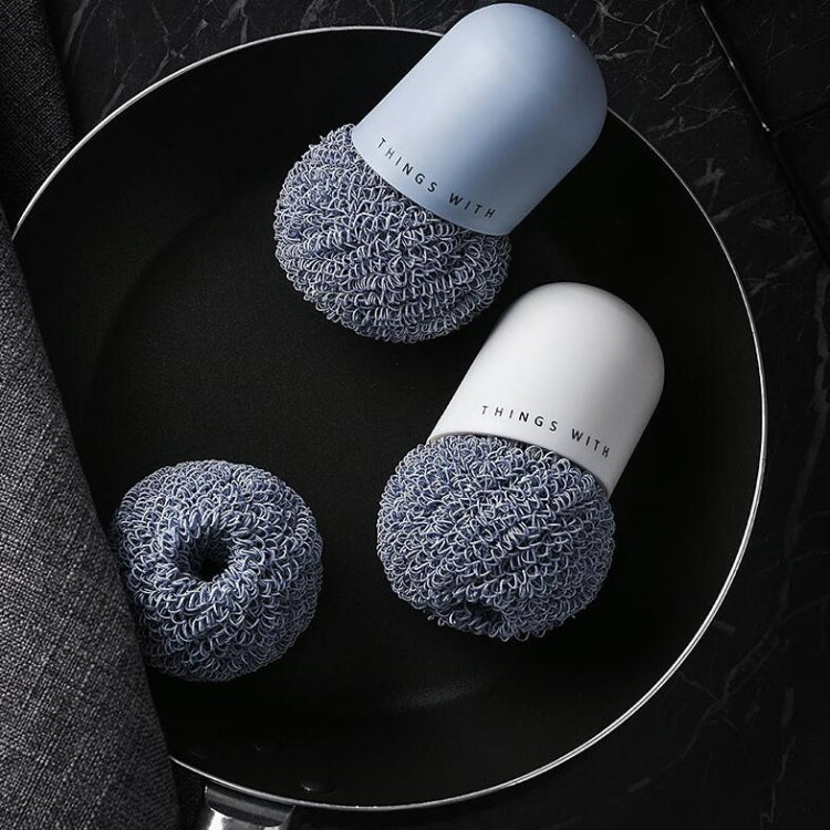 滌綸清潔球家居帶柄清潔刷廚房短柄洗碗洗鍋刷