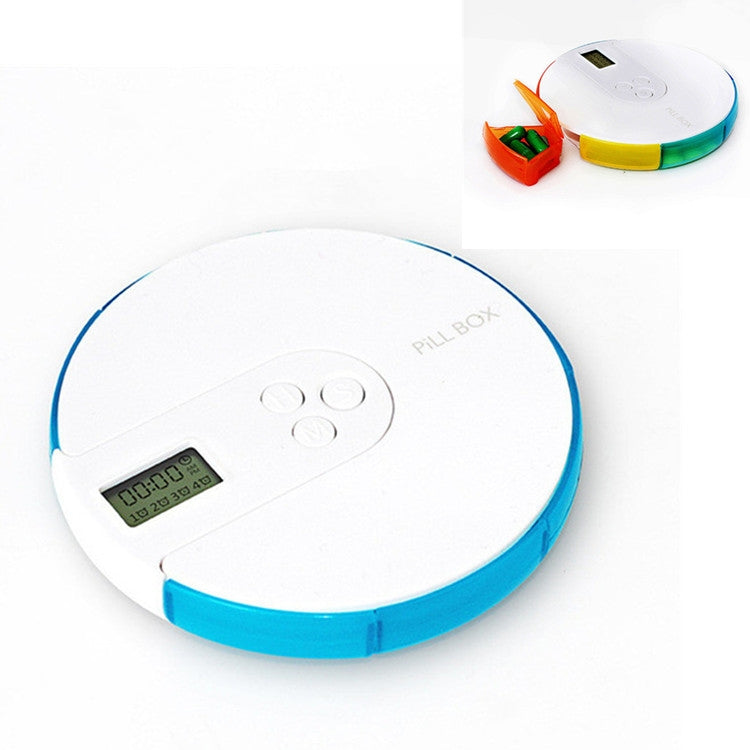一周便攜式計時智能藥盒 老人服藥定時提醒电子藥盒