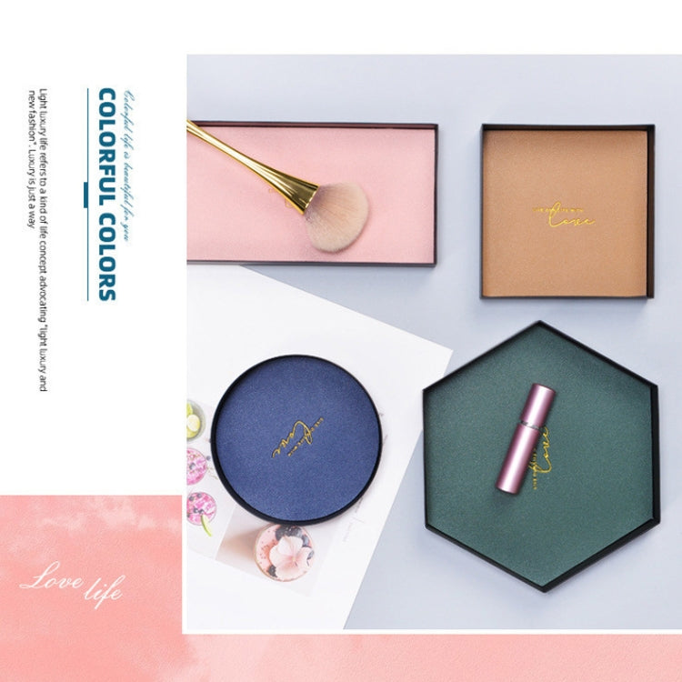 皮革鐵藝托盤玄關鑰匙雜物收納盒