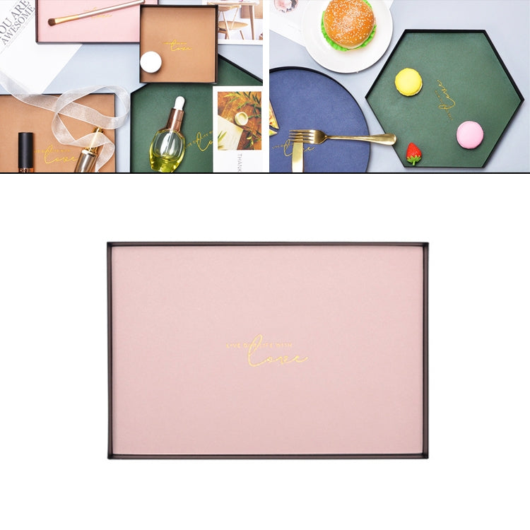 皮革鐵藝托盤玄關鑰匙雜物收納盒