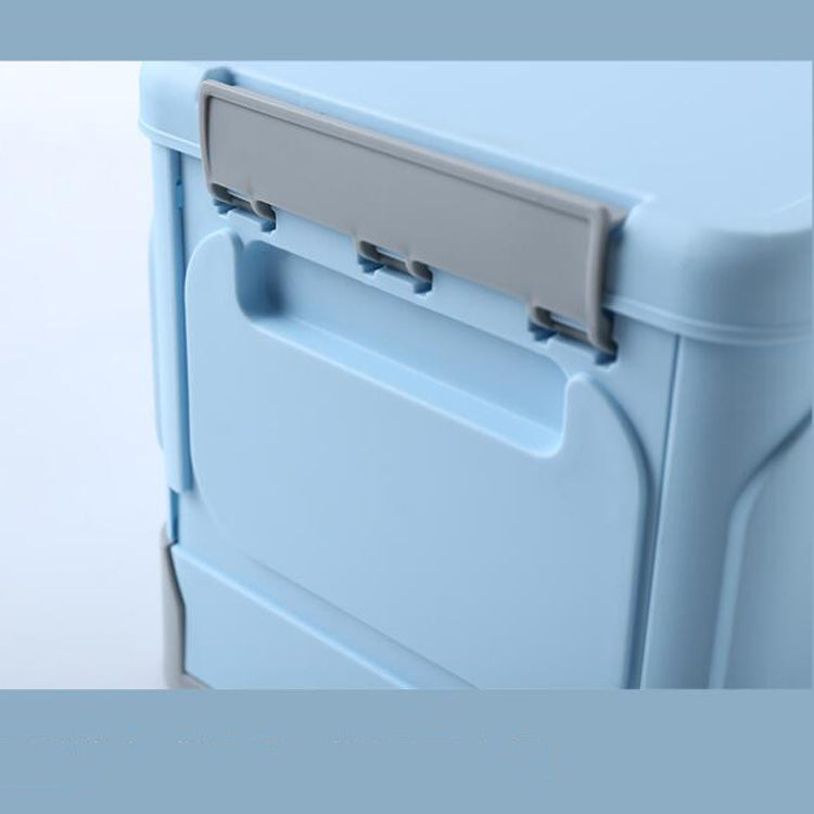 學生書籍整理神器塑料摺疊收納盒車載儲物箱