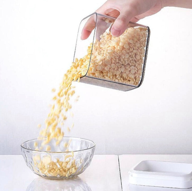 家用五穀雜糧透明密封罐帶蓋食品級儲物罐乾果零食收納罐