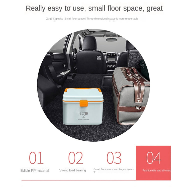 金隆興 9659迷你款家用塑料手提醫藥收納箱