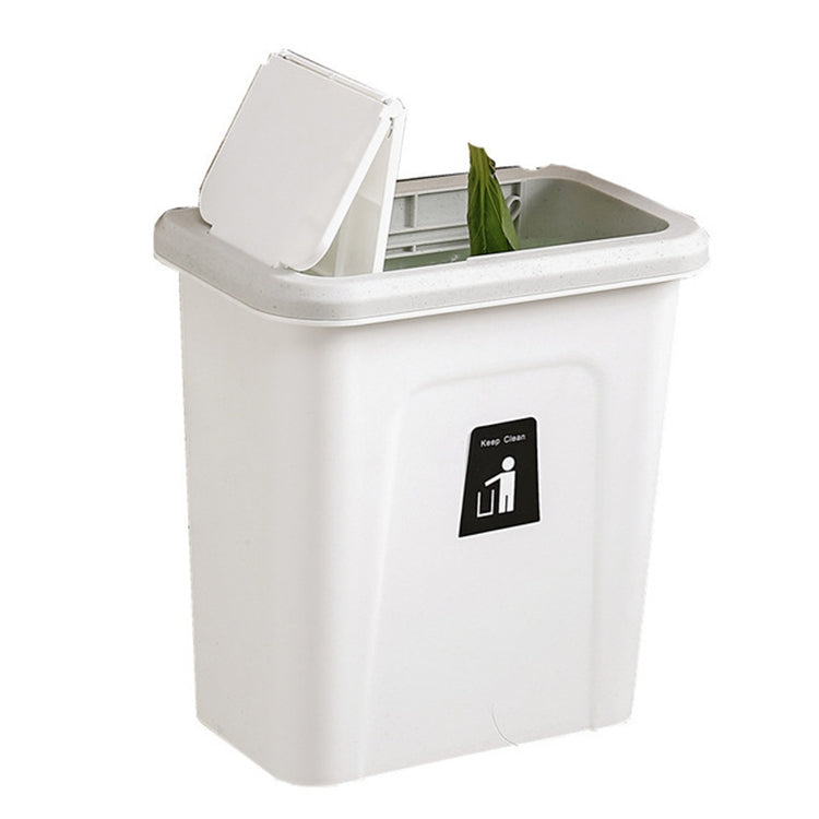 廚房方形分類懸挂式塑料衛生垃圾桶
