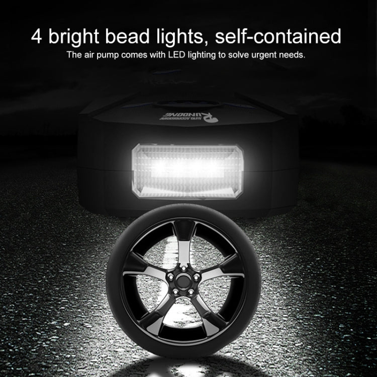 12v汽車充氣泵數顯充氣便攜式充氣泵帶自動關閉儀錶