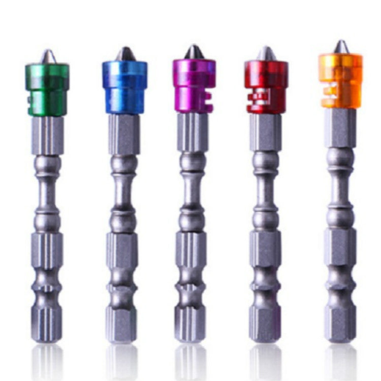 5個裝 65毫米 磁圈合金鋼十字批頭單頭電鑽電動起子頭