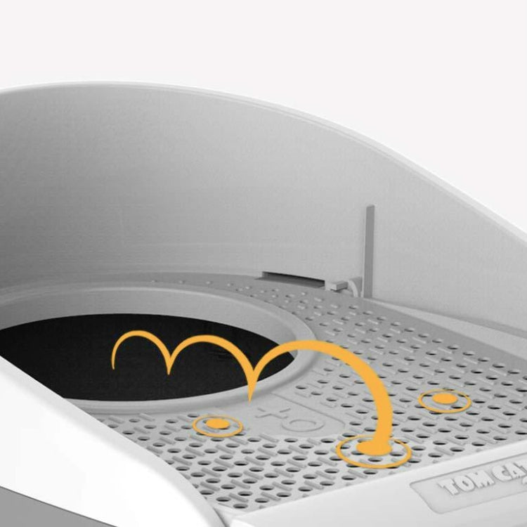 塑料掀蓋全封閉式除臭貓砂盆寵物便盆