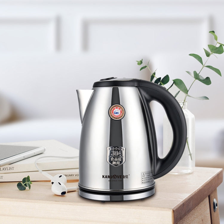 KAMJOVE T-190 燒水壺食品接觸用304不銹鋼2L電水壺 國標