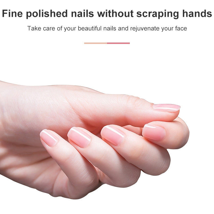 10件白色豆腐塊 美甲打磨四方塊 高彈棉修甲磨砂塊