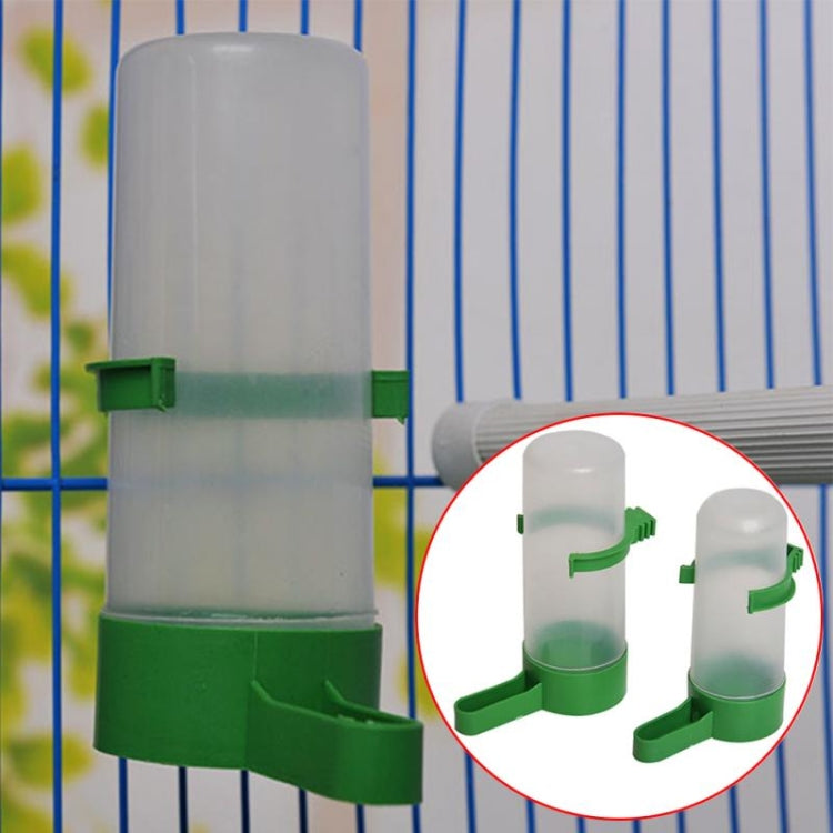 10個一賣 實用型鳥類餵養設備鸚鵡鳥飲水器餵食器帶夾子