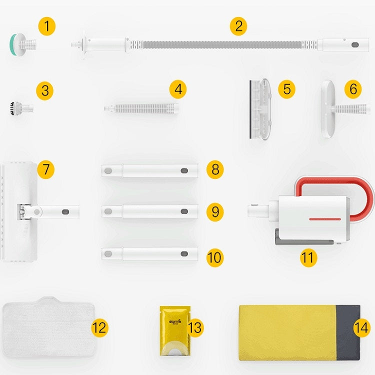 德爾瑪 DEM-ZQ610 家用高溫手持式電動蒸汽拖把
