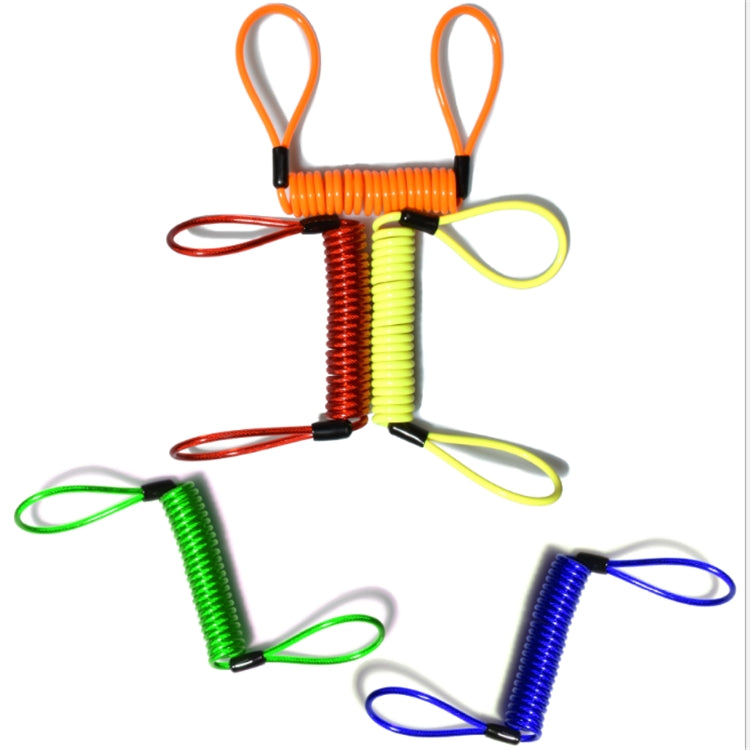 摩托車盤鎖提醒安全防盜碟剎鎖警示繩