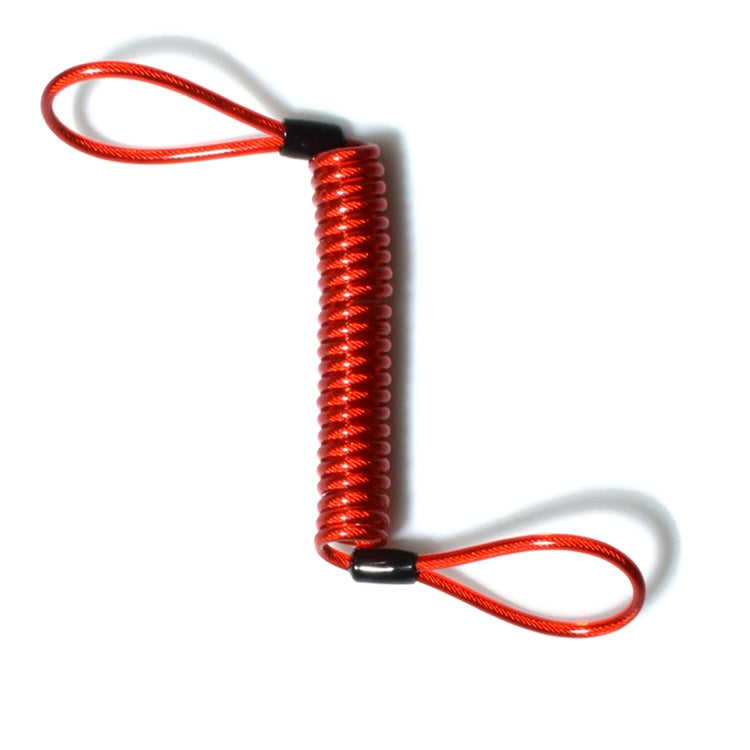 摩托車盤鎖提醒安全防盜碟剎鎖警示繩