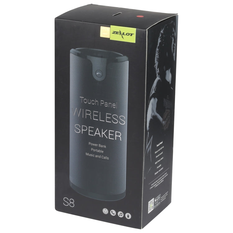 ZEALOT S8 3D立體聲藍牙音箱無線低音炮立柱便攜式觸摸控制AUX TF卡播放免提帶麥克風