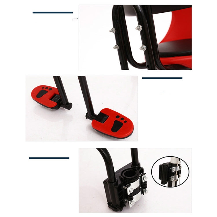 兒童自行車前置全包圍安全座椅