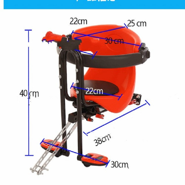 兒童自行車前置全包圍安全座椅