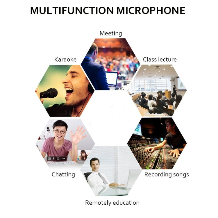 USB麥克風用於電腦PC台式筆記本電腦筆記本電腦用於錄製遊戲播客
