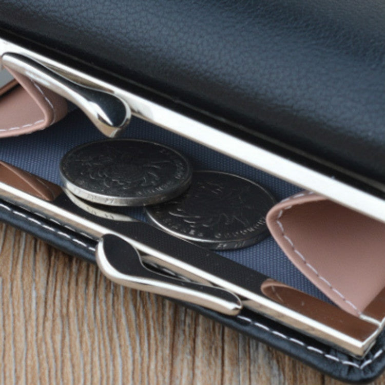 簡約迷你復古花朵短款女士摺疊錢夾零錢包