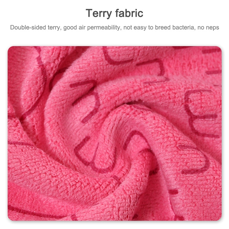 25 * 50cm可愛寶寶兒童毛巾超細纖維吸水乾燥純棉兒童毛巾