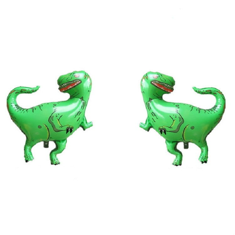 恐龍主題派對套裝生日字母拉旗鋁膜亮片恐龍氣球兒童生日布置裝飾