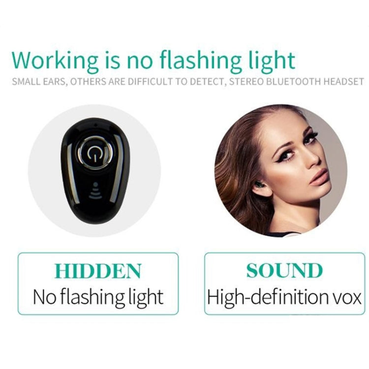 S065迷你藍牙耳機無線運動耳機帶麥克風適用於所有手機