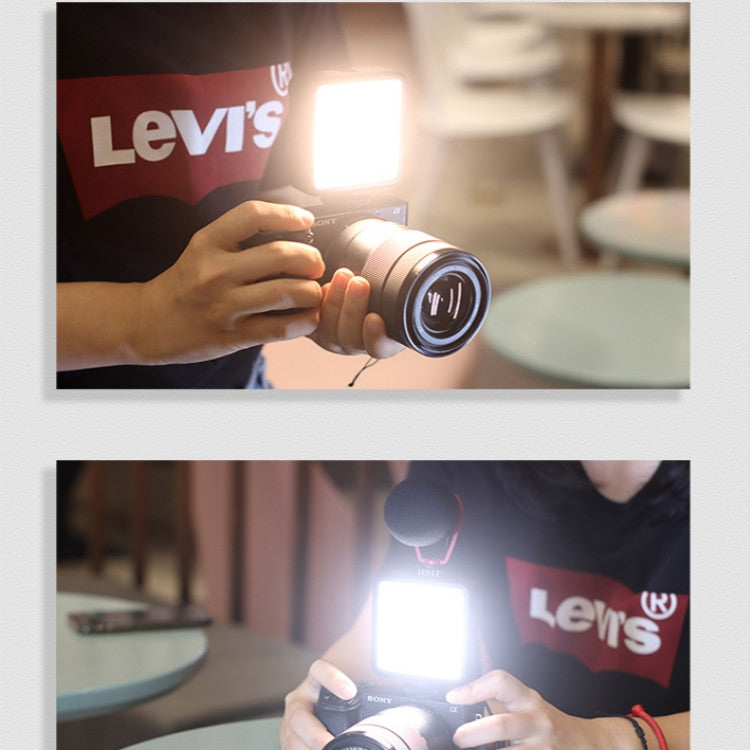 唯跡VL81便攜三冷熱靴雙色溫補光燈拍攝錄製打光燈