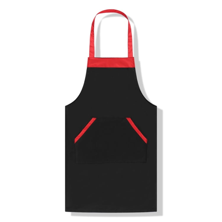 純色滌綸家居圍裙防污簡約成人圍裙