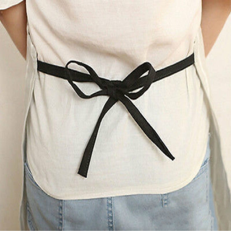 印花餐具圖案廚房麵包店圍腰圍裙