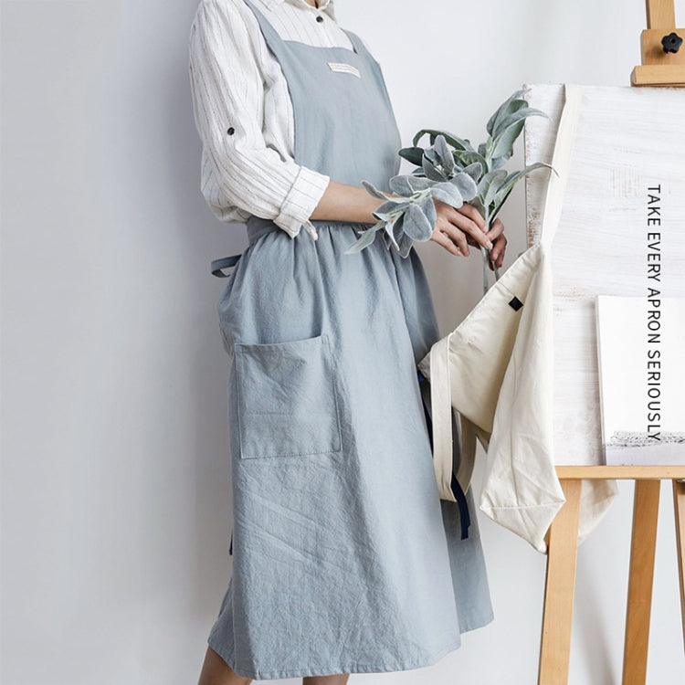 純棉簡約家用女圍裙